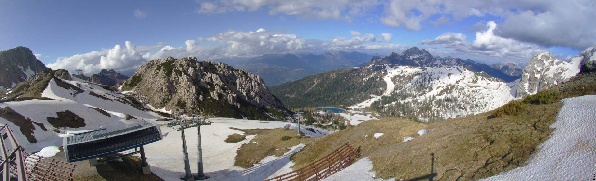 Nassfeld webcam - Rudnigsattel ski station 1.980 m